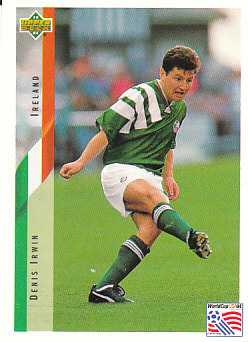Denis Irwin Republic of Ireland Upper Deck World Cup 1994 Eng/Ita #169